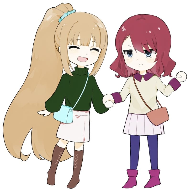 佐藤麻耶と軽井沢恵イラスト